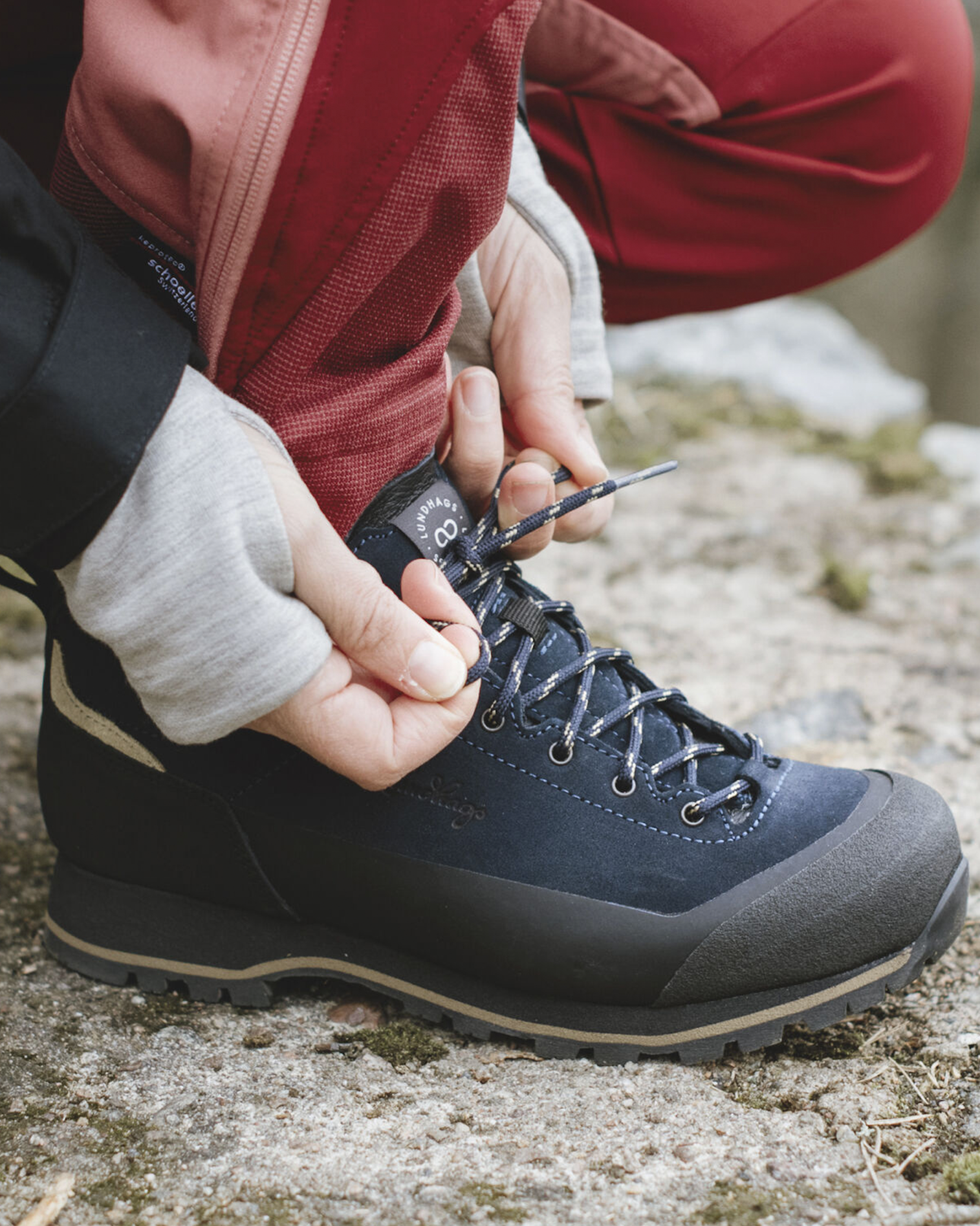 ほぼ新品　Lundhags Bjerg Hiking Shoe 登山靴EUR41 Bjerg Low | Lundhags