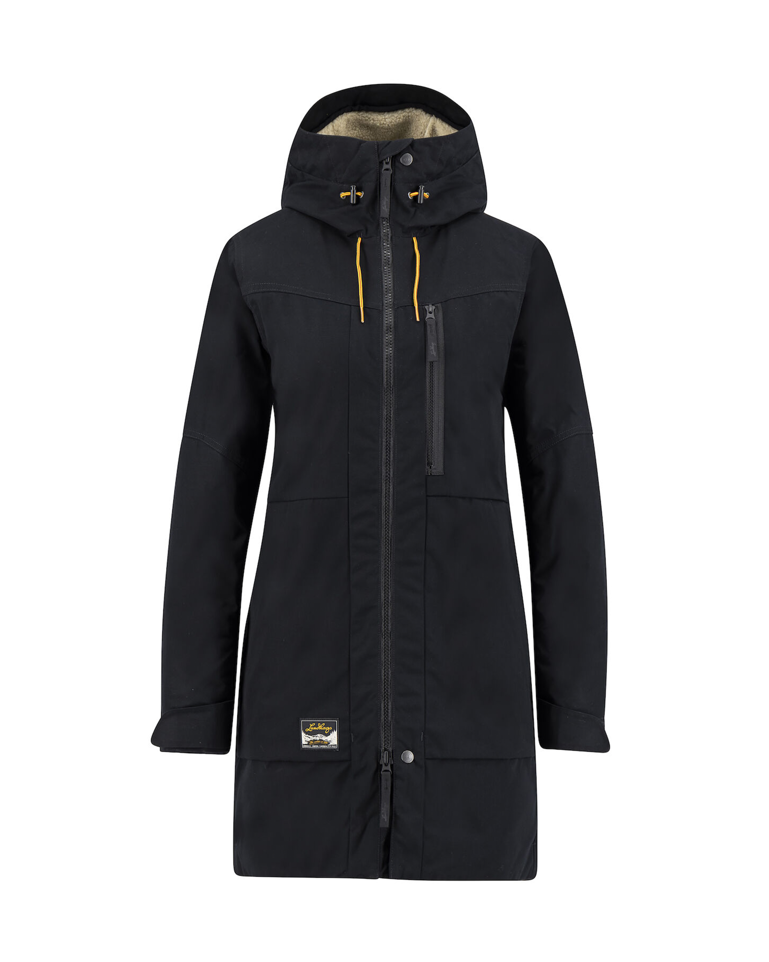BRIEFING WS WARM 3D LOGO PARKA 黒 S Knak Pile Ws Parka | Lundhags