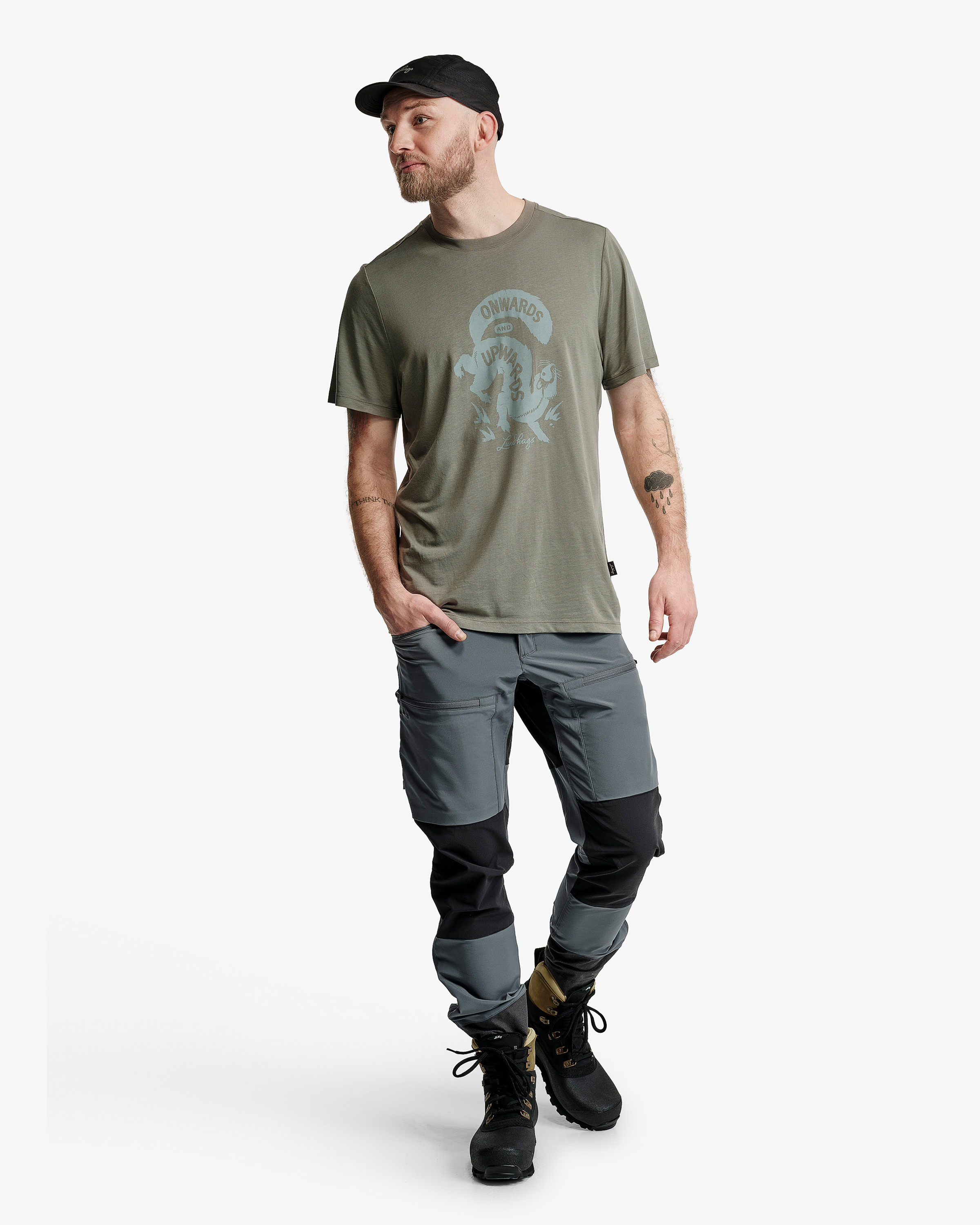 Authentic II Ms Pant Short/Wide | Lundhags