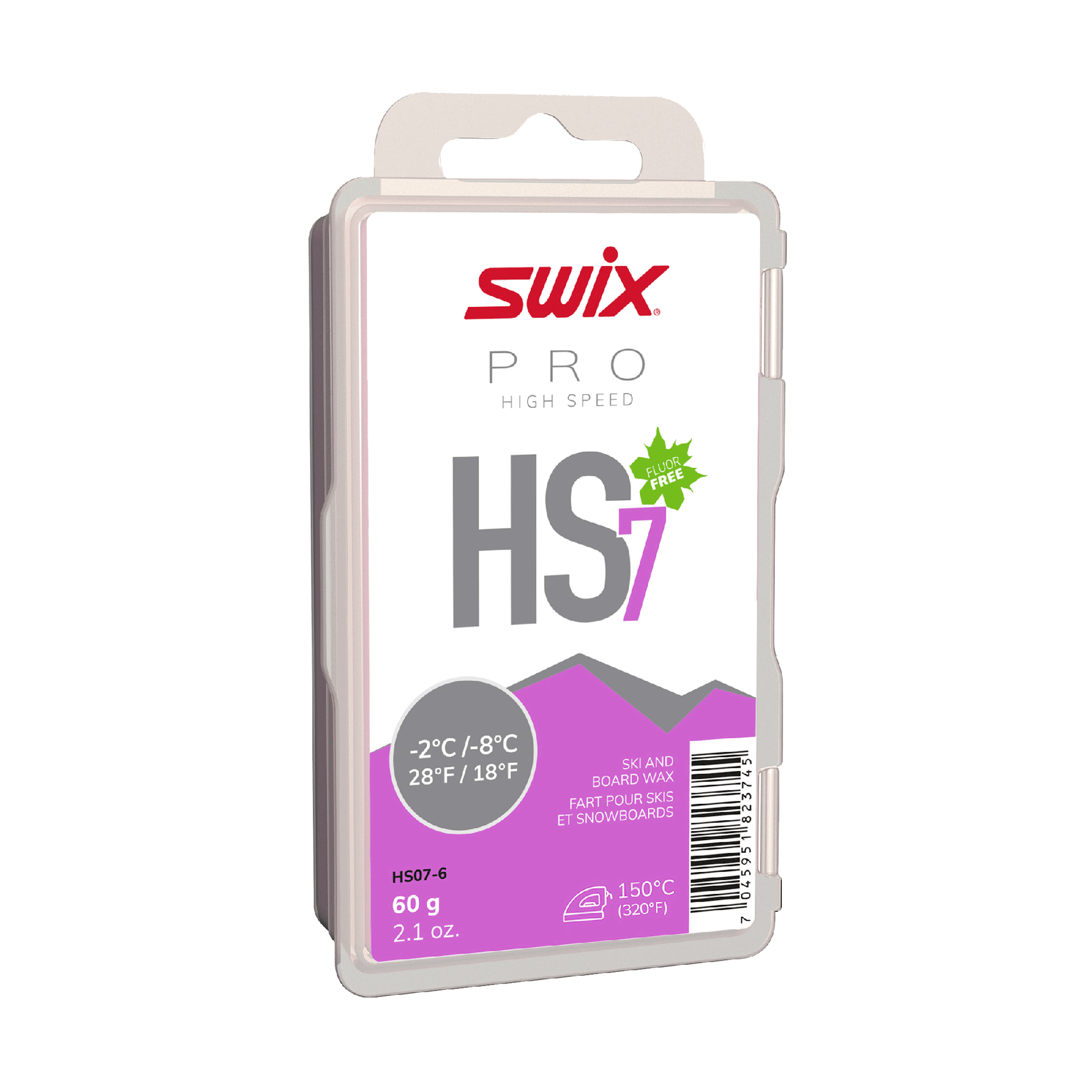 HS7 Violet -2°C/-8°C, 60g | Swix HS7 Violet -2°C/-8°C, 60g | Swix
