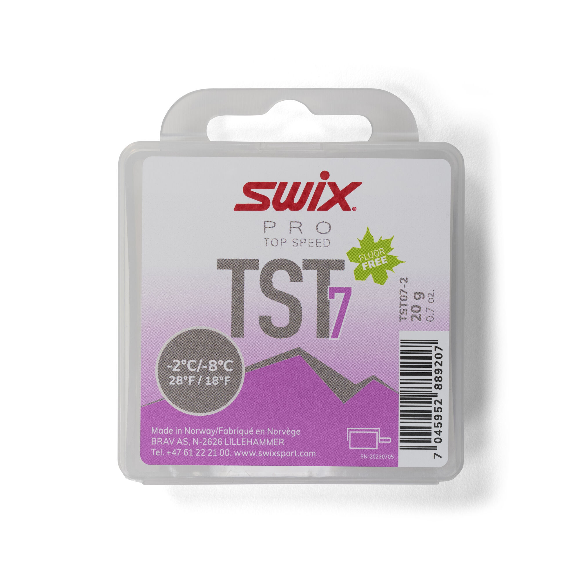 TS7 Turbo Violet -2°C/-7°C, 20g | Swix