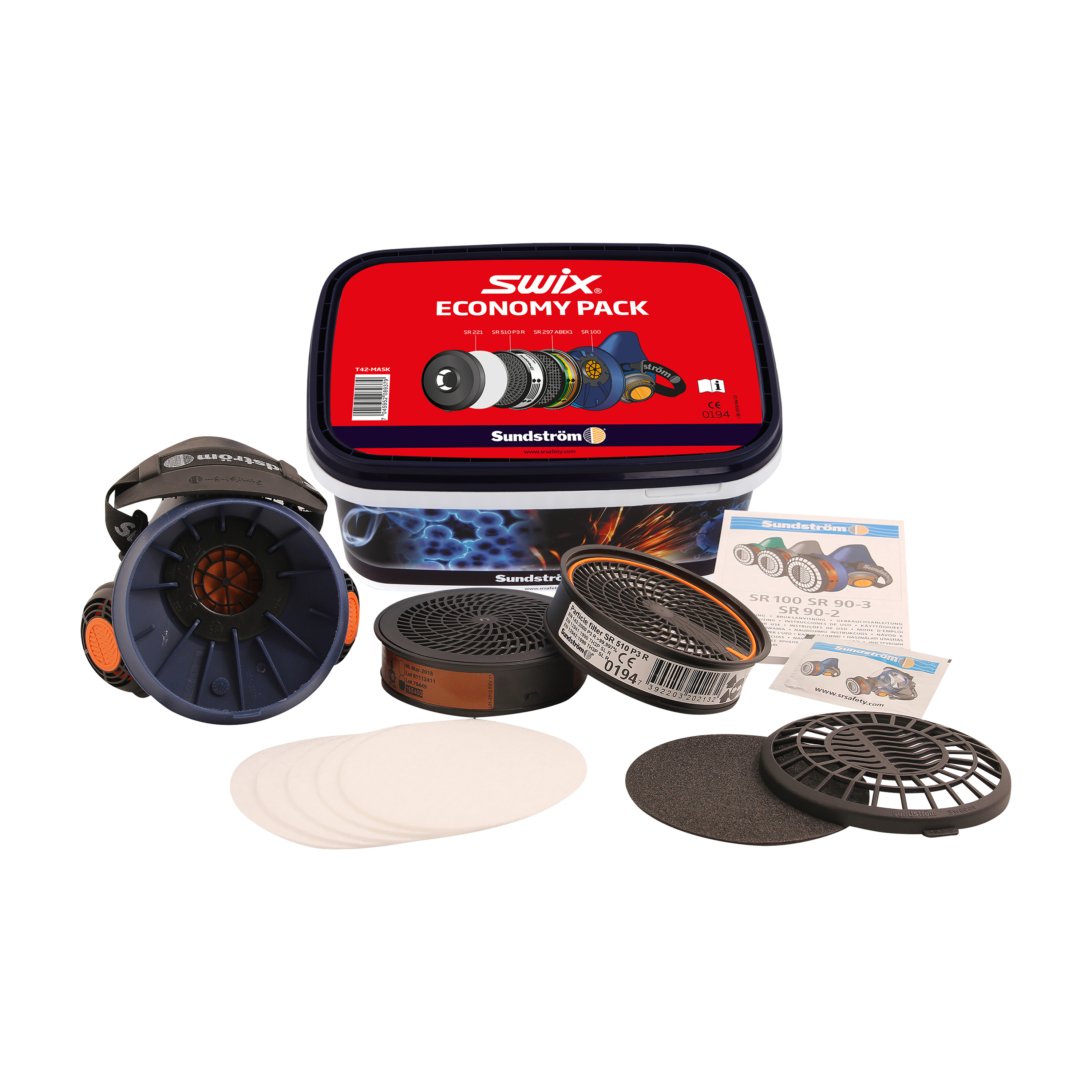 Racing mask with replaceable filter | Swix